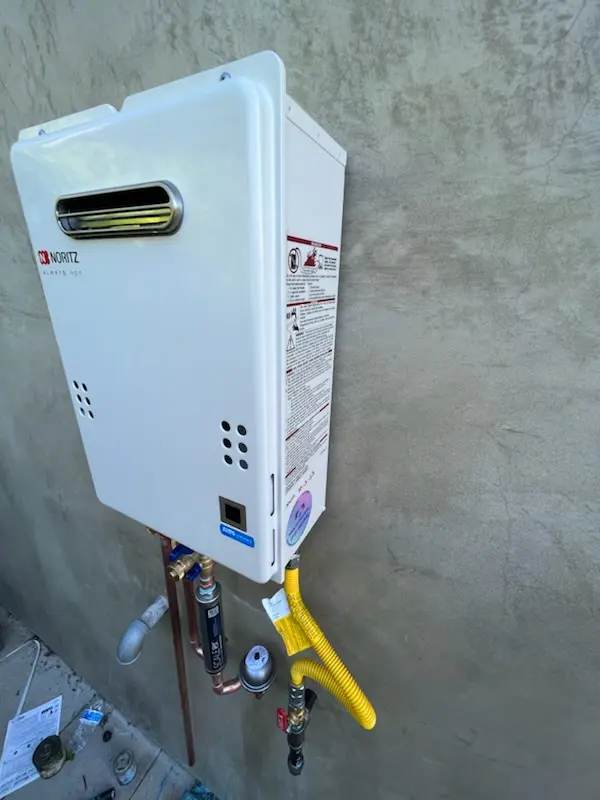 Tankless water heater installation for Interlaken Estates homes